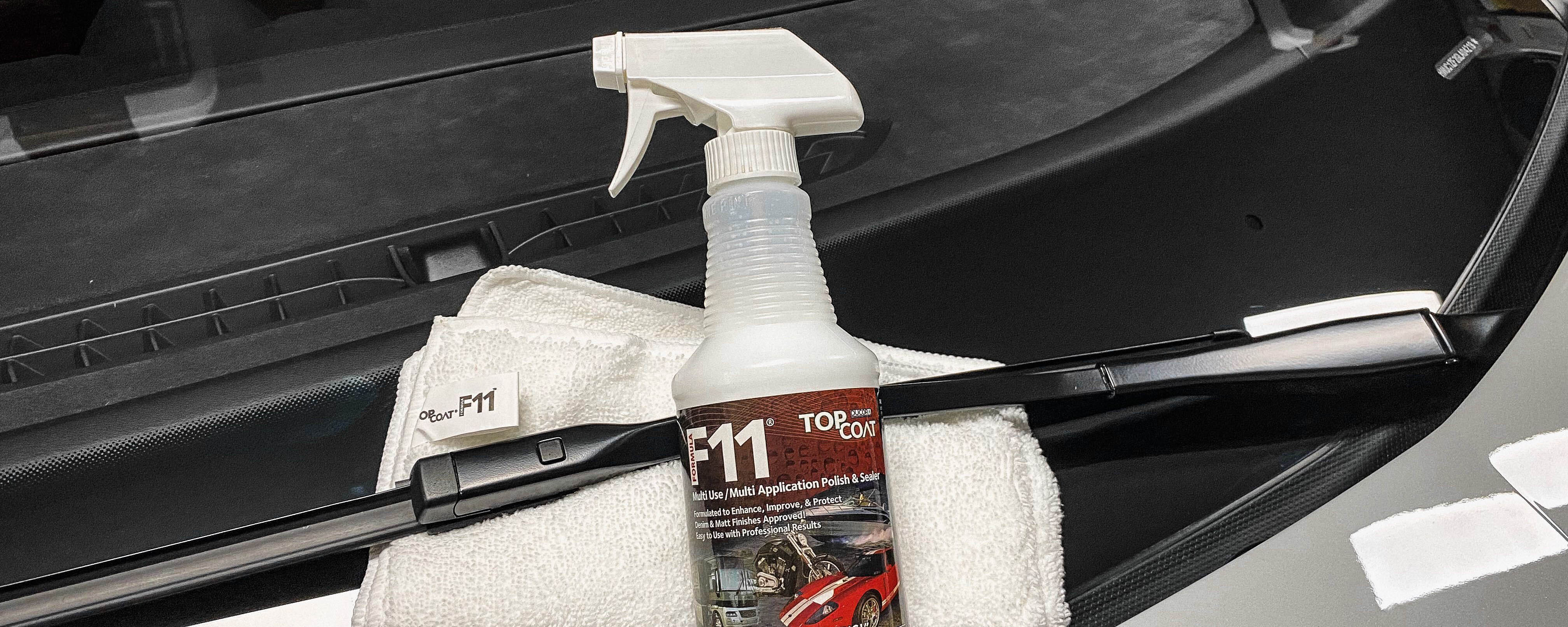 The Key to Wiper Blade Maintenance is F11® - TopCoat Products, LLC