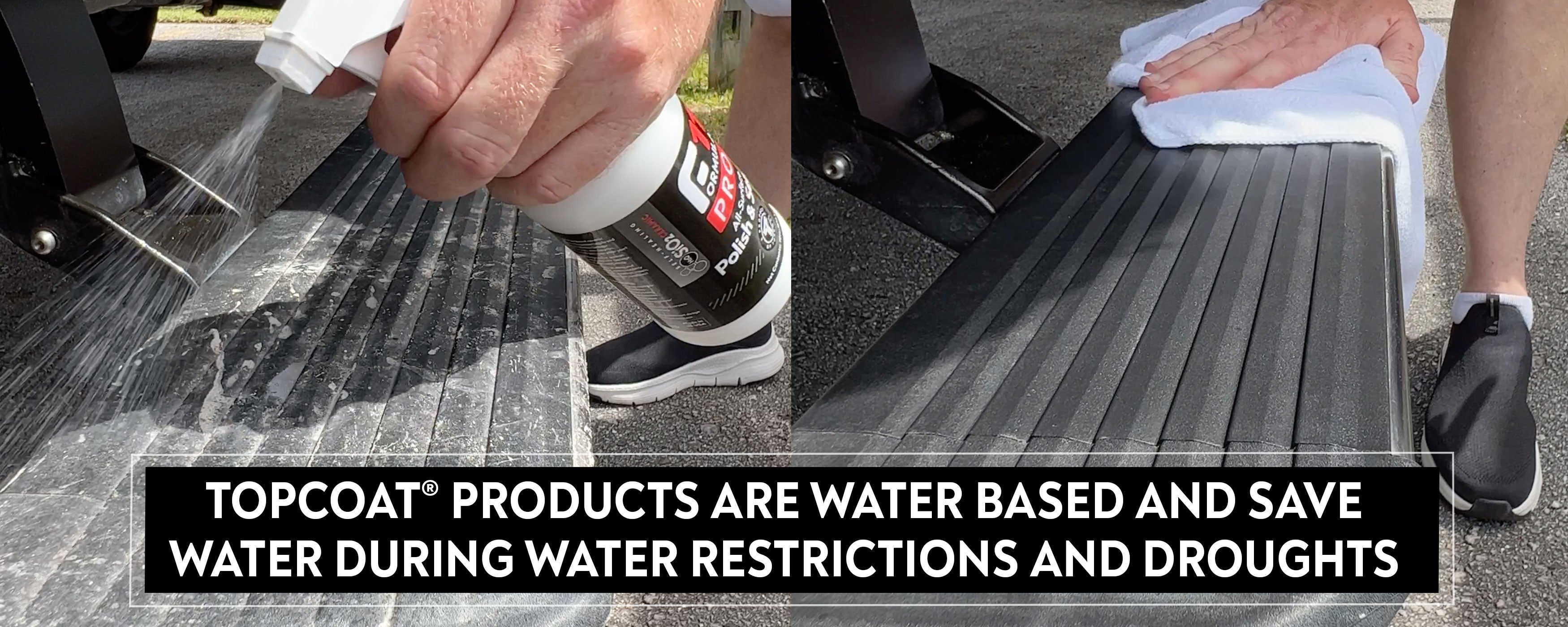 TopCoat® Products Are Eco-Friendly and Save Water During Water Restrictions and Droughts - TopCoat Products, LLC