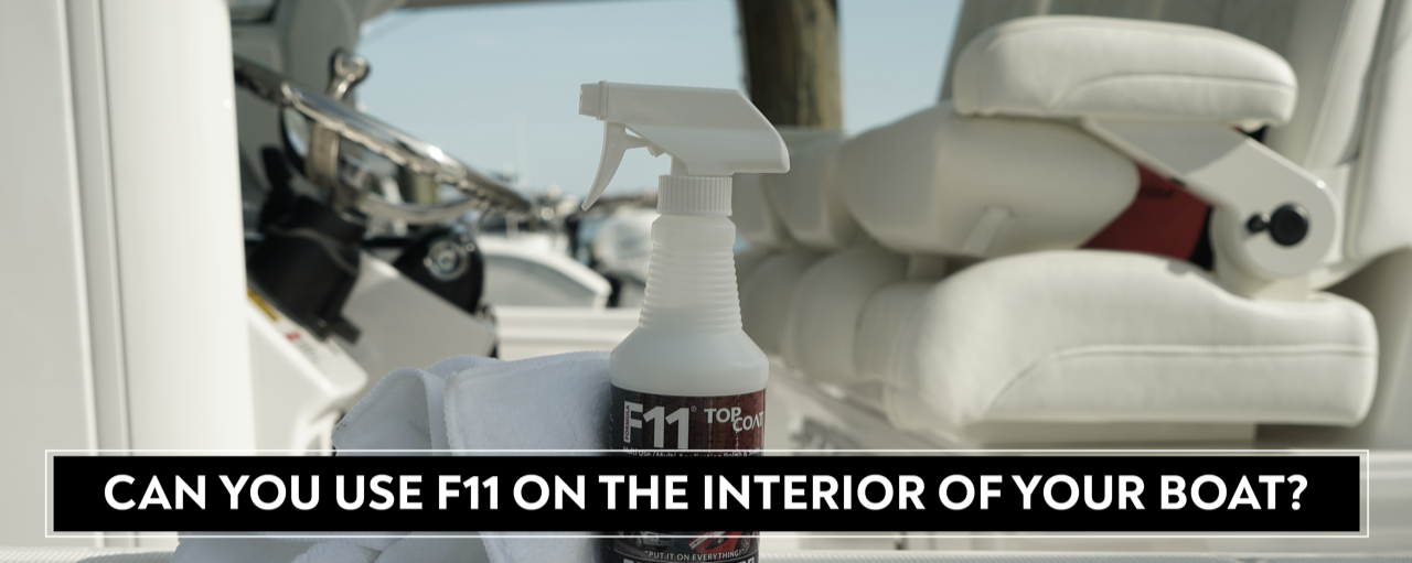 Yes, TopCoat® F11® Can Be Used in The Interior of Your Boat