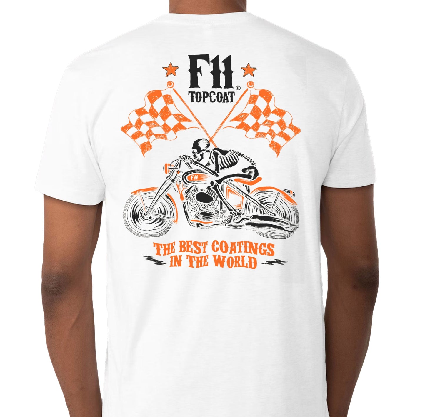 Best Coatings In The World Skeleton Bike Tee - TopCoat Products, LLC