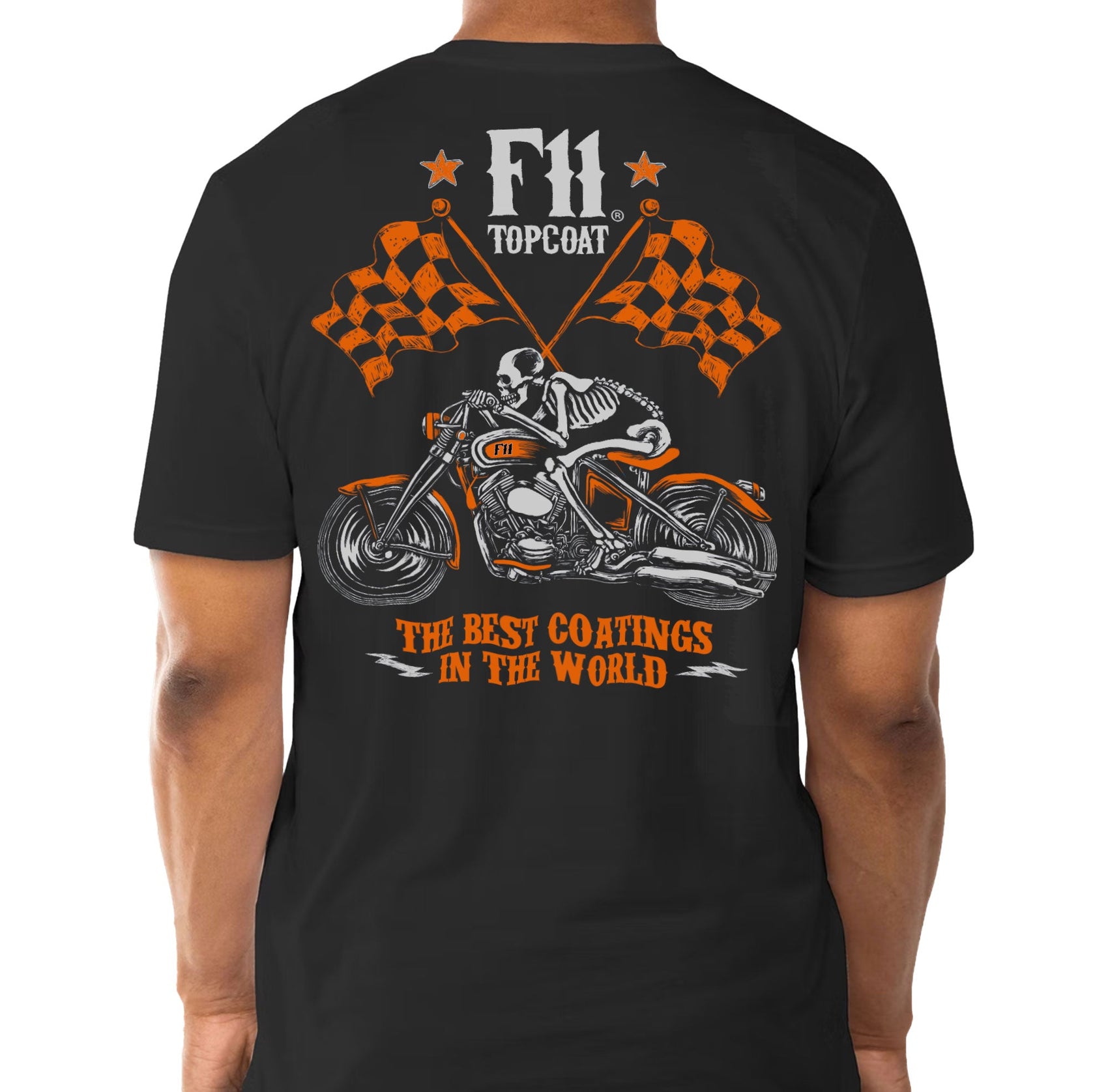 Best Coatings In The World Skeleton Bike Tee - TopCoat Products, LLC