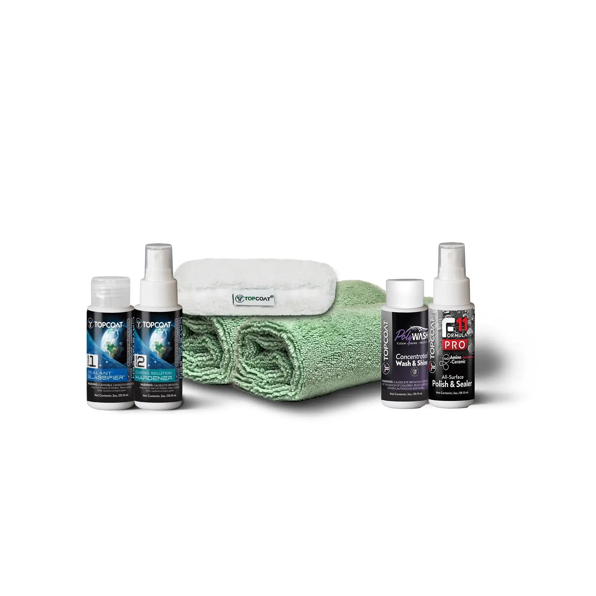 Crystaleen® 7H Ceramic Coating 2oz Wash Kit - TopCoat Products, LLC