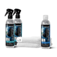 8oz Crystaleen® Kit – Professional Permanent Ceramic Coating with 1x 8oz stage 1, 2x stage 8, and 2x microfiber towels