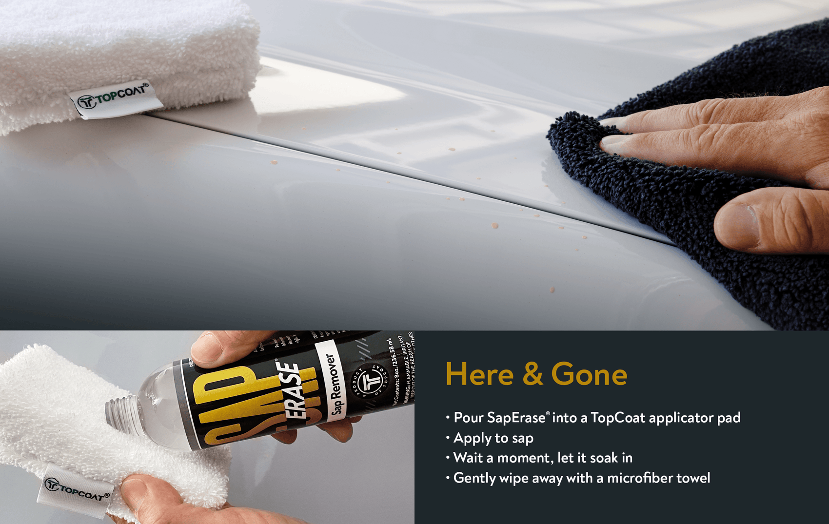 TopCoat® SapErase™ - TopCoat Products, LLC