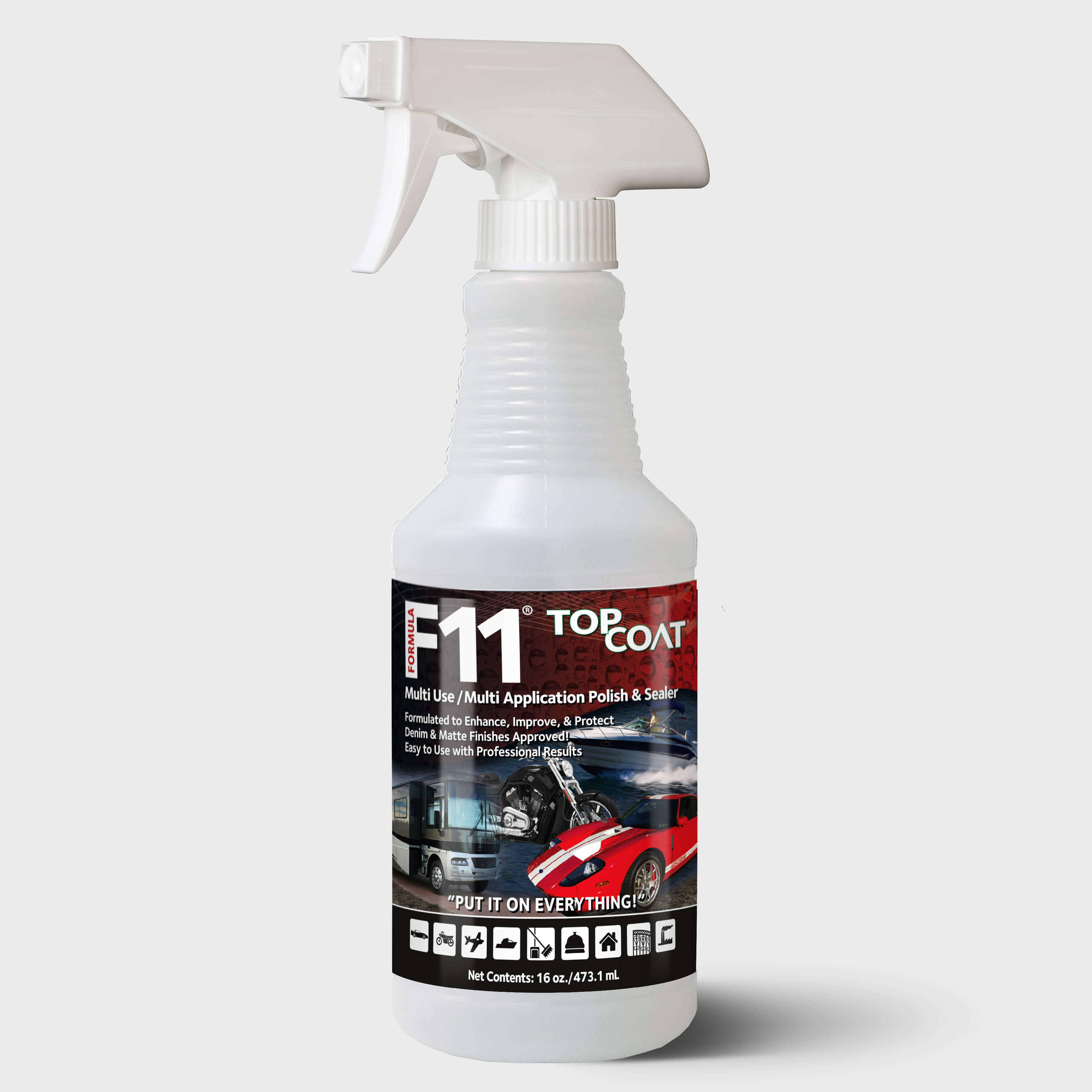 16oz Empty Spray Bottle for TopCoat® F11® Classic