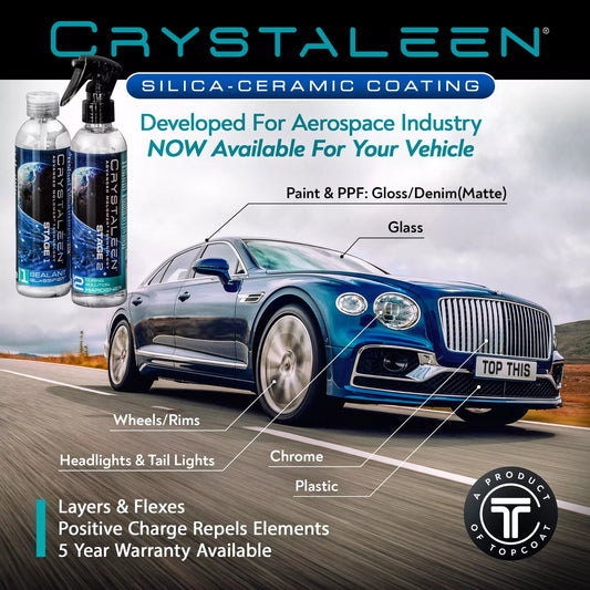 Crystaleen® Professional Permanent Ceramic Coating - TopCoat Products, LLC