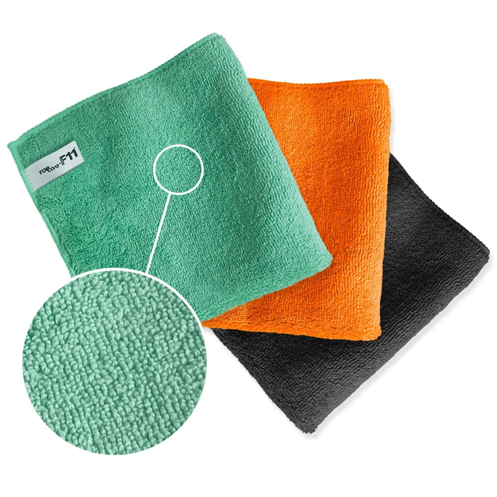 TopCoat® MycroPro™ 16" Professional Detail Microfiber Towels - TopCoat Products, LLC