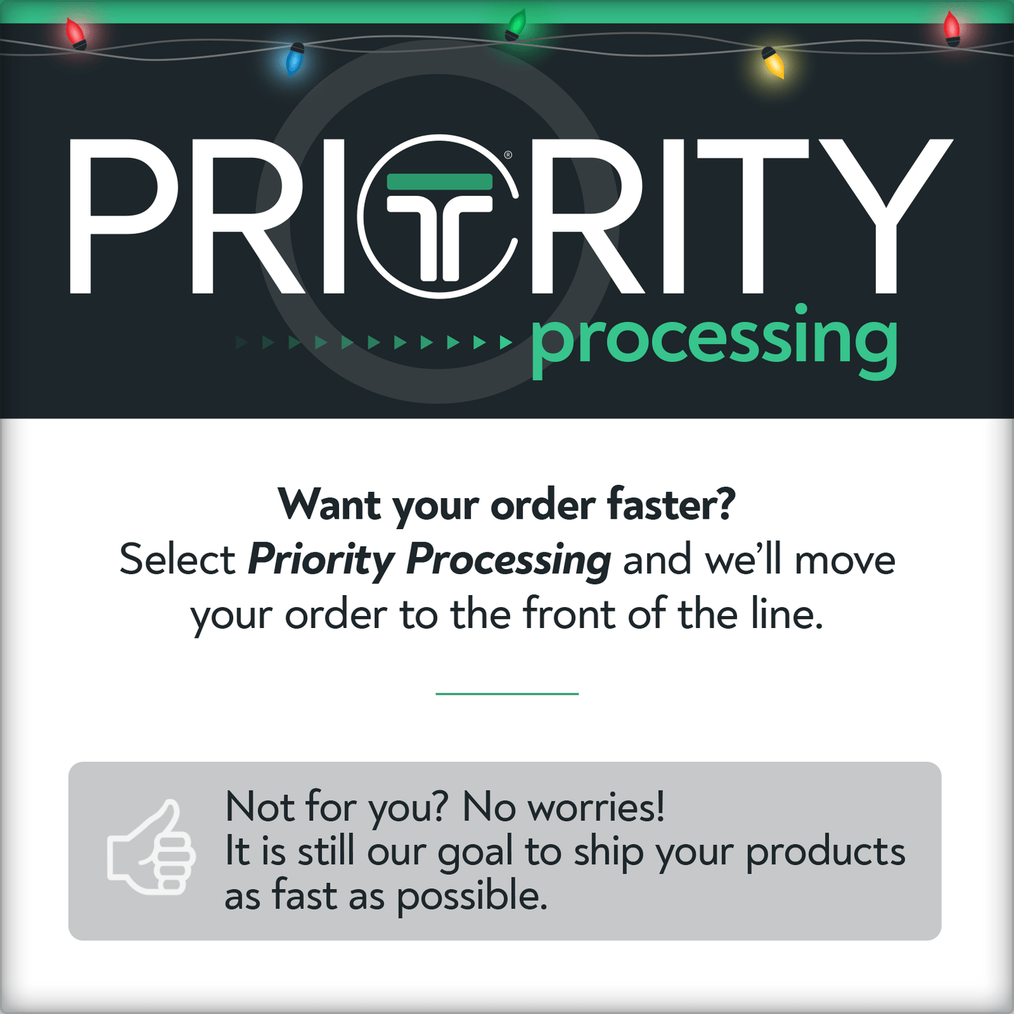 VIP Free Priority Processing - TopCoat Products, LLC